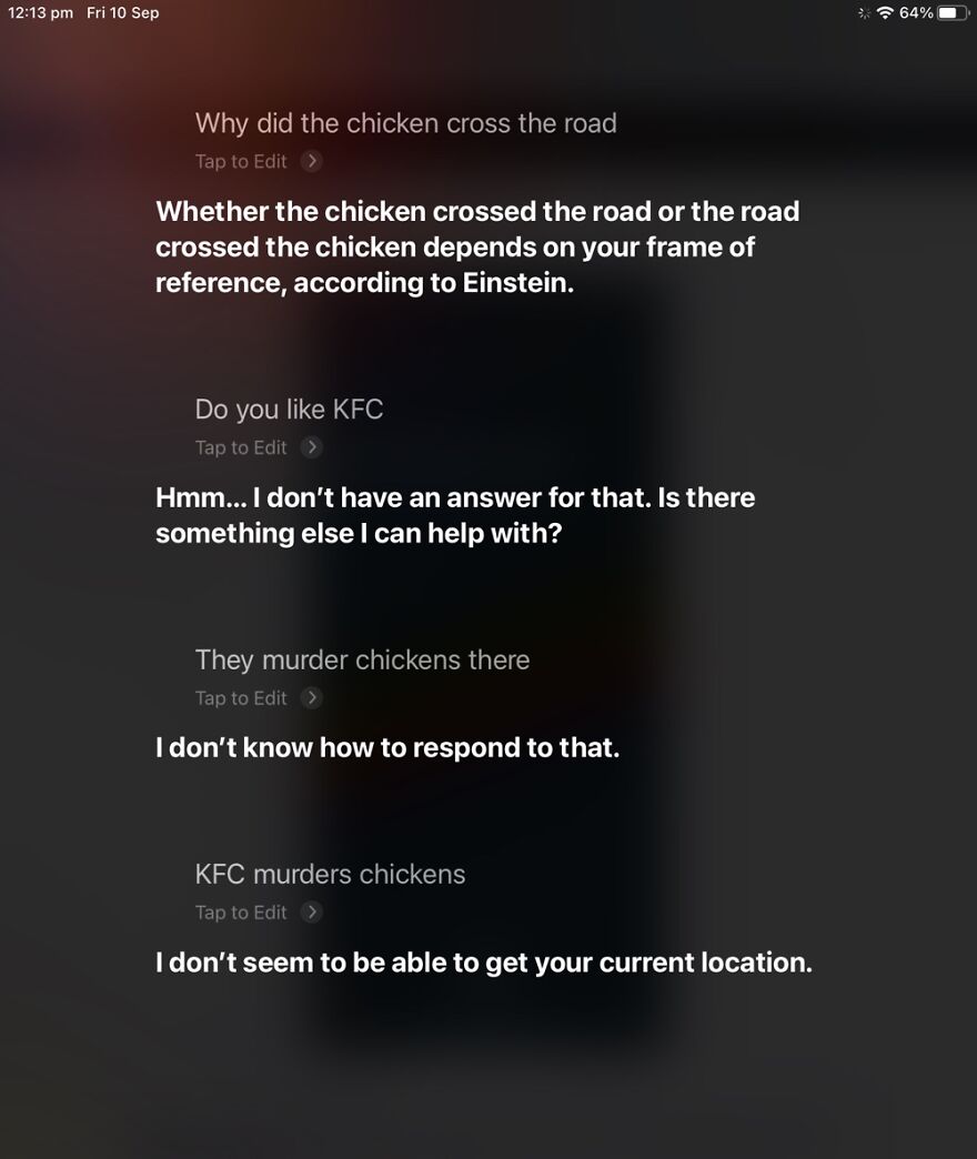 23 Funny Replies Siri Has Given Me To My Queries... 23 Funny Replies Siri Has Given Me To My Queries...
