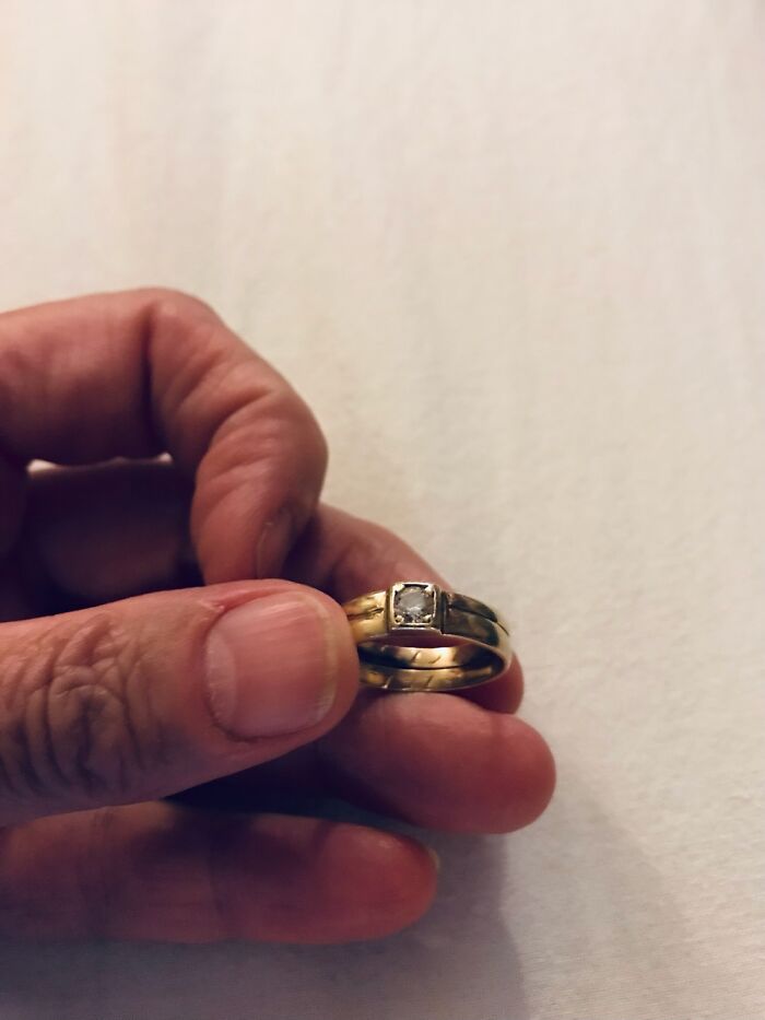 This Weddingring From My Grandparents, They Married January 9th, 1919.