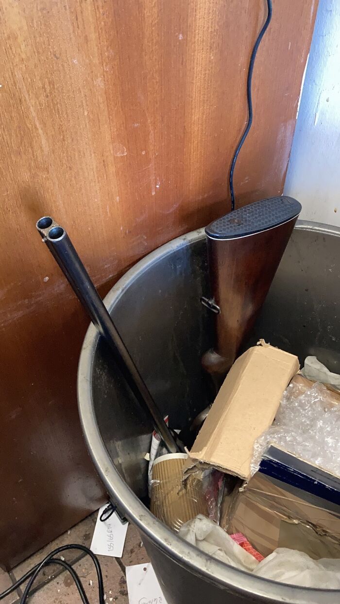 In The Rubbish Bin At A Garage Near Me