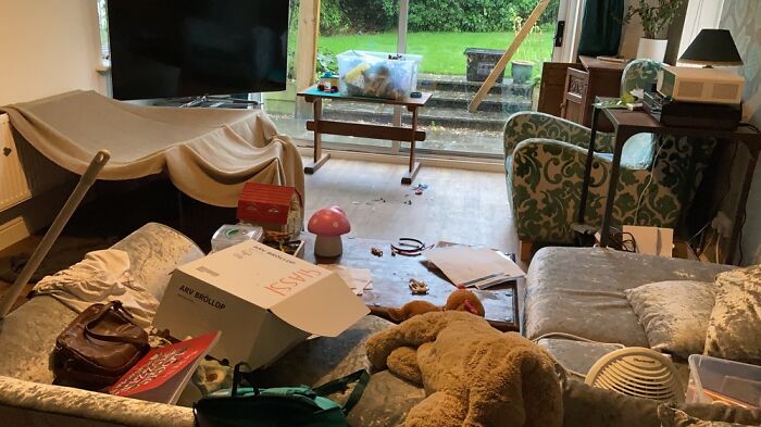 Fought Hard Against Depression Today - Tidied This Mess - Have Room Back.