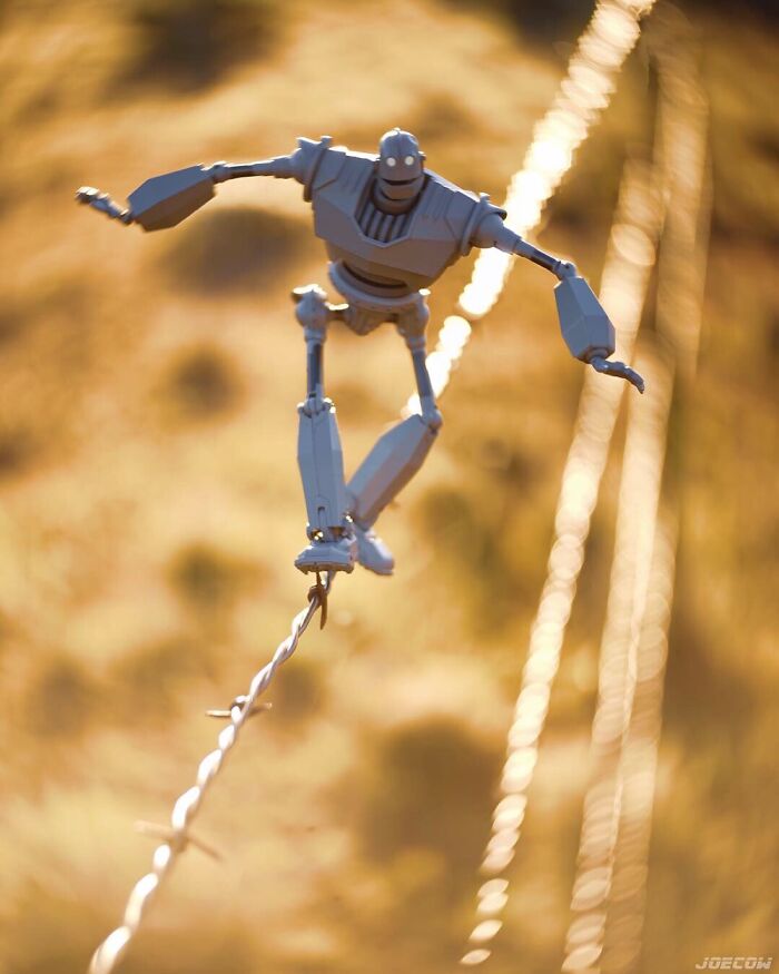 Iron Giant Loves Nature