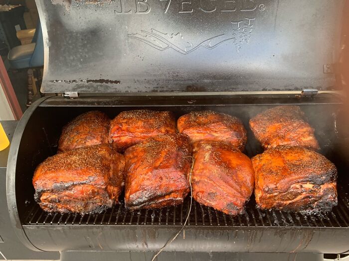 I Followed Your Rules And This Was The 5th Photo. It Is A Bunch Of Pork That I Smoked.