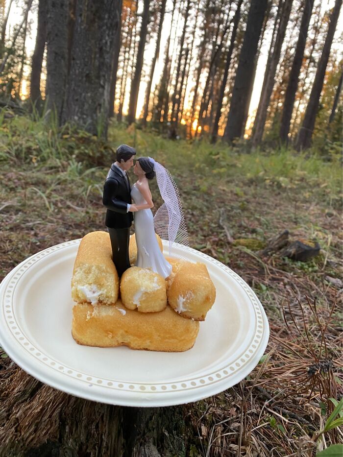 The Cake I Made For Our Anniversary While Camping