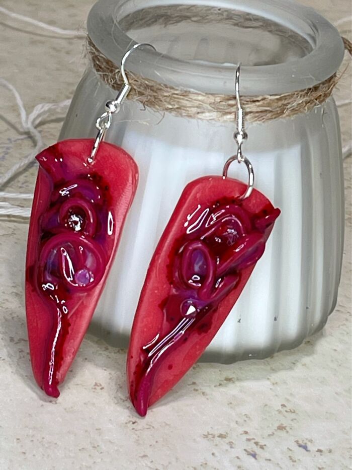 Polymer Clay Earrings - Fall / Halloween