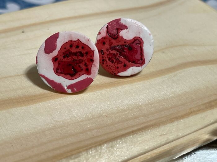 Polymer Clay Earrings - Fall / Halloween