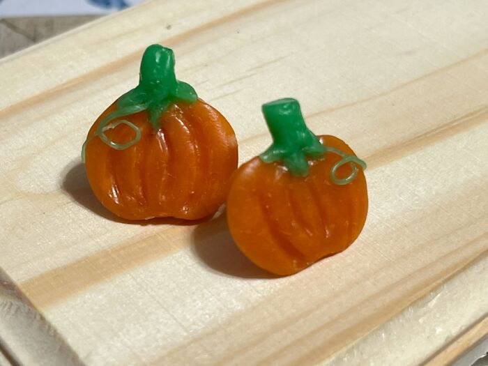 Polymer Clay Earrings - Fall / Halloween