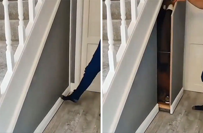 Another Great Use Of Storage Space Under The Stairs