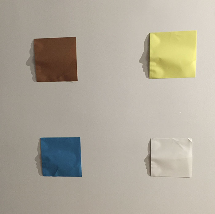 Crumpled Paper Shadow Faces