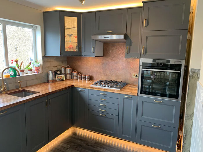 My Zebrawood Countertops I Fitted In My Kitchen Last Year