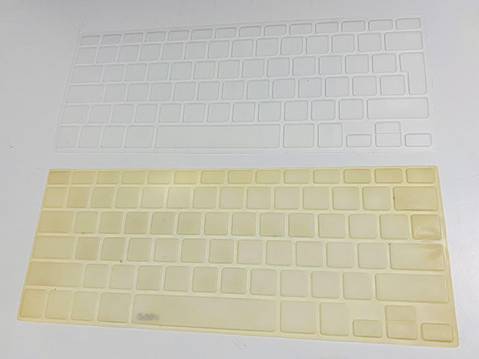 My Laptop Keyboard Protectors, 6 Years Apart