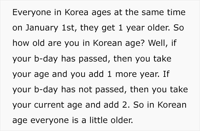 TikToker Explains How The Korean Age System Differs From The International One