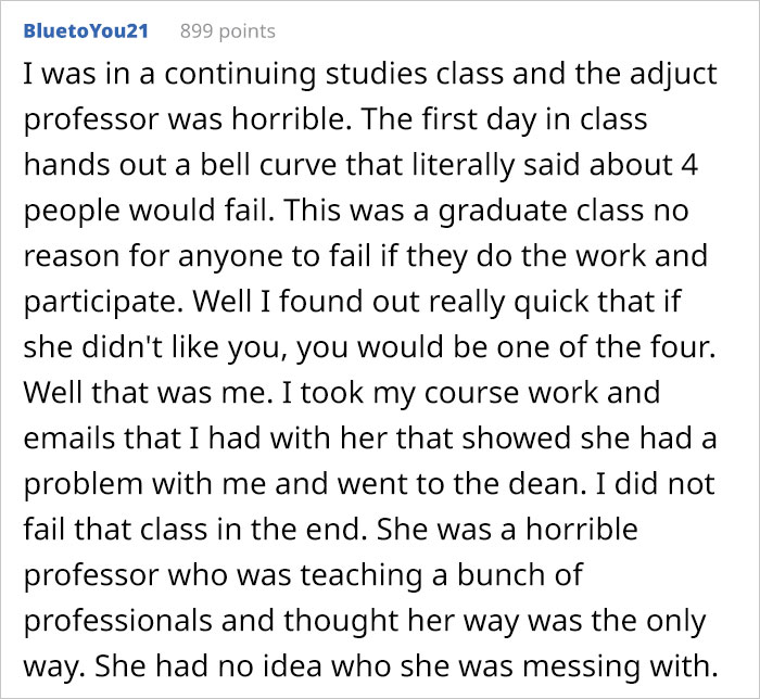 Student Gets Sweet Revenge On His Lazy Professor After He Unfairly Fails Half The Class
