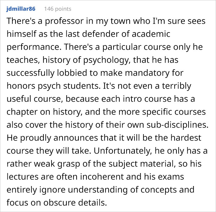 Student Gets Sweet Revenge On His Lazy Professor After He Unfairly Fails Half The Class