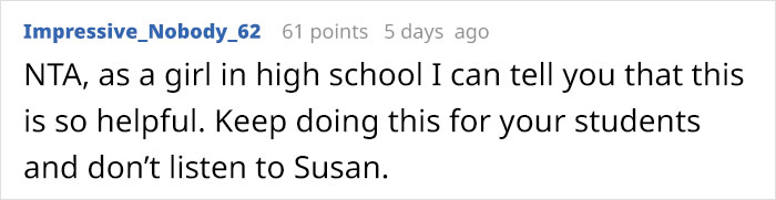 Female Colleague Calls Out This Male Teacher For Keeping A Basket Full Of Tampons And Pads For His Students