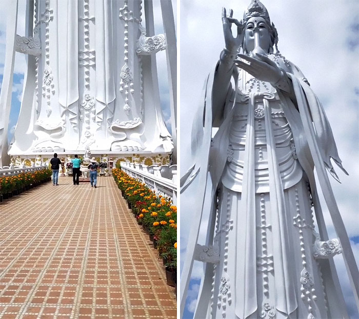 Lady Buddha Statue Located At Linh Ung Pagoda, Da Nang, Vietnam