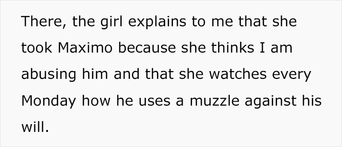 Stranger Mistakenly Tries To Liberate Guy's Muzzled Dog Due To Believing It's Animal Cruelty Stranger Mistakenly Tries To Liberate Guy's Muzzled Dog Due To Believing It's Animal Cruelty