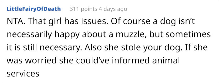 Stranger Mistakenly Tries To Liberate Guy's Muzzled Dog Due To Believing It's Animal Cruelty Stranger Mistakenly Tries To Liberate Guy's Muzzled Dog Due To Believing It's Animal Cruelty