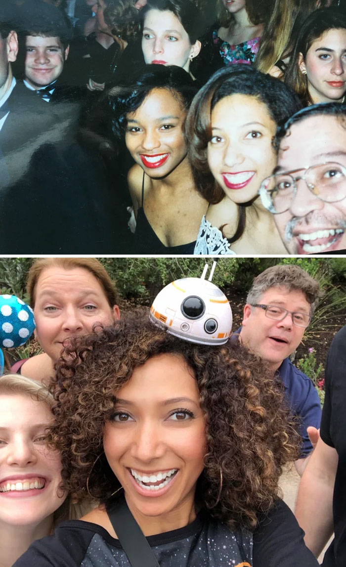 Actor Sean Astin Photo Bombing Me In ‘93 At D.c. Inaugural Ball And Again 26 Yrs Later At Disneyland