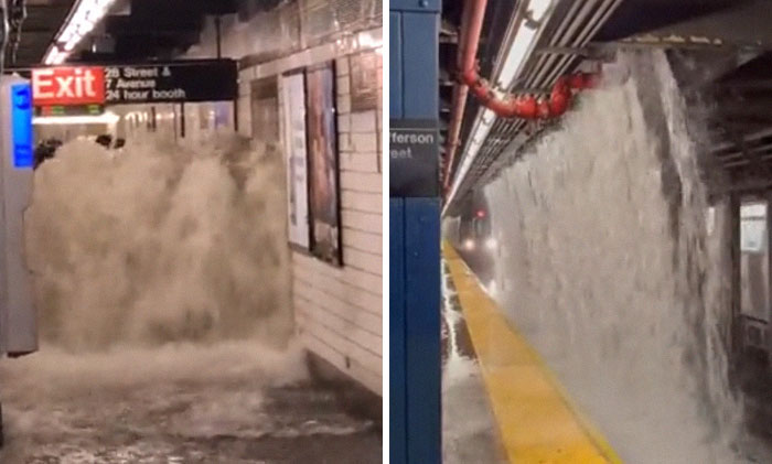 30 Photos From The Apocalyptic Flooding That Hit New York City