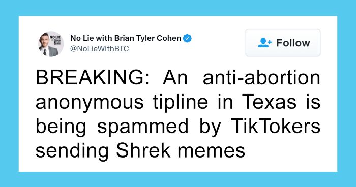 People Are Fighting Texas’ Abortion Laws By Spamming The Anti-Abortion Tip Line Website In Masterful Ways