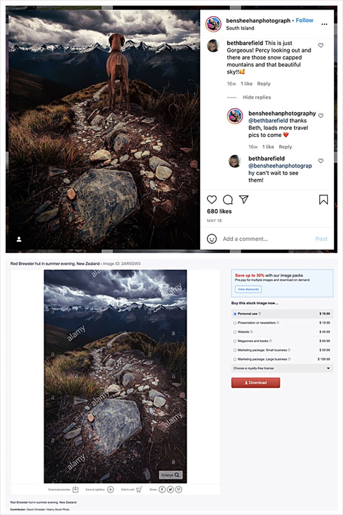 Photographer Caught Photoshopping His Photos From Stock Pictures, Denies Everything Until He's Totally Exposed