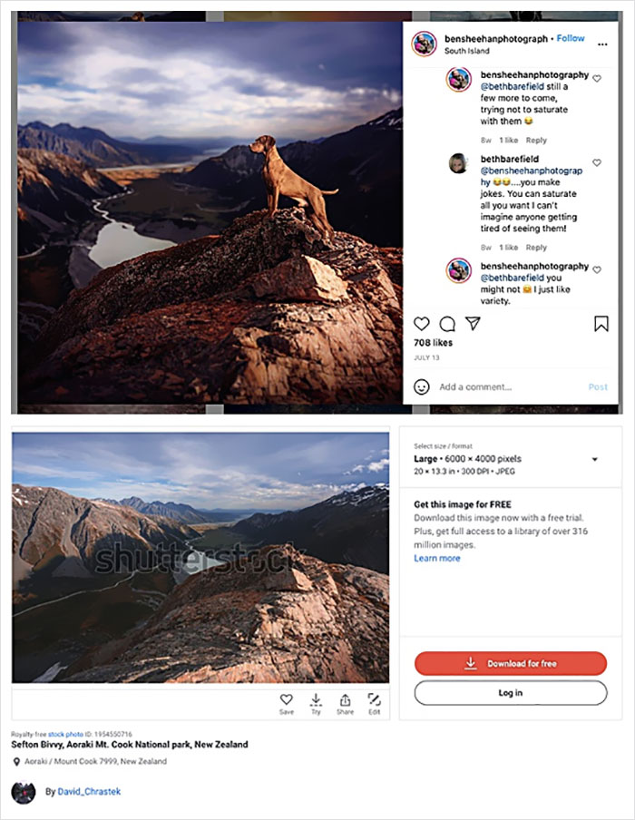 Photographer Caught Photoshopping His Photos From Stock Pictures, Denies Everything Until He's Totally Exposed