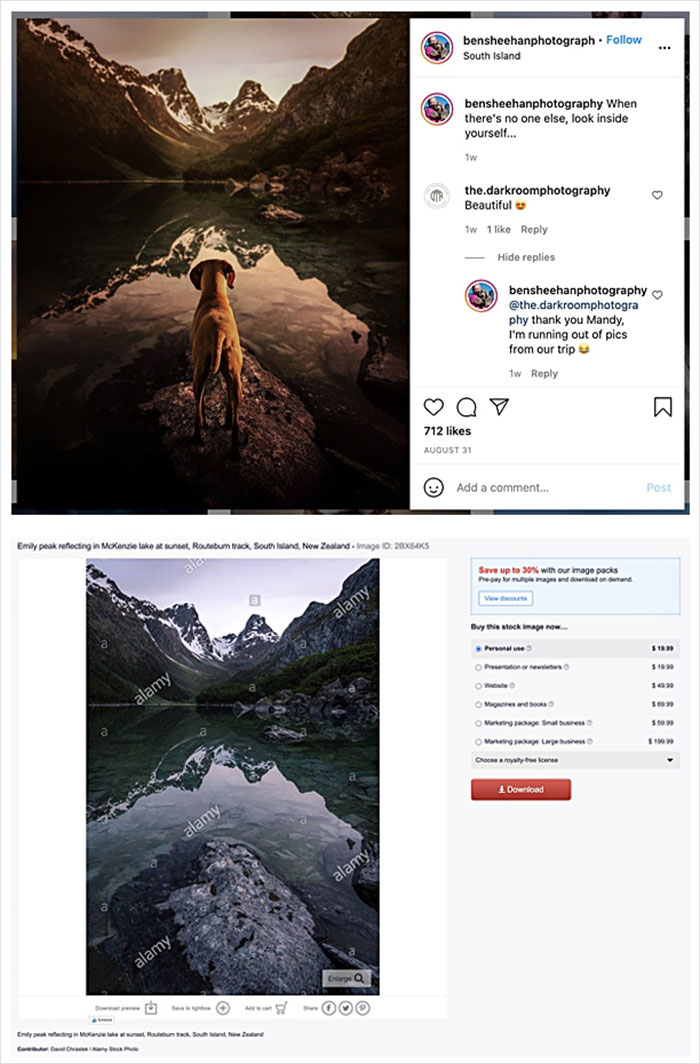 Photographer Caught Photoshopping His Photos From Stock Pictures, Denies Everything Until He's Totally Exposed
