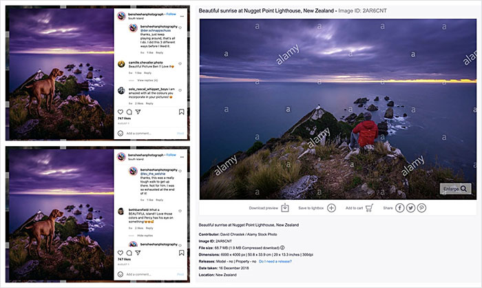 Photographer Caught Photoshopping His Photos From Stock Pictures, Denies Everything Until He's Totally Exposed