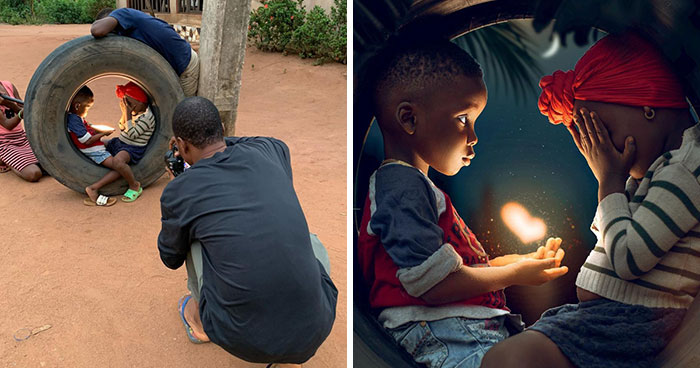 Nigerian Photographer Exposes The Truth Behind His Instagram-Worthy Photos (30 Pics)
