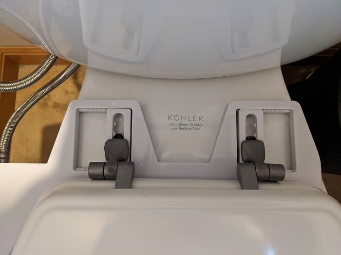 The Bidet Attachment On My Toilet. I Need A Rag, A Toothbrush, And A Q-Tip To Get All The Nooks And Crannies Clean