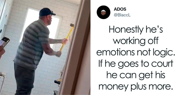 Customer Wouldn’t Pay For Renovation So Contractor Destroys It All