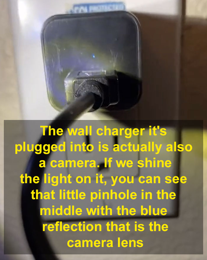 Man Shares How He Inspects Airbnbs For Hidden Cameras And Shares Places Where They Could Be Hidden Man Shares How He Inspects Airbnbs For Hidden Cameras And Shares Places Where They Could Be Hidden