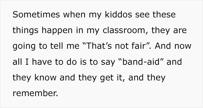 &ldquo;All I Have To Do Is Say &lsquo;Band-Aid&rsquo; And They Know&rdquo;: Teacher Shares How She Explains To Her Students Why They Can&rsquo;t Be Treated Equally