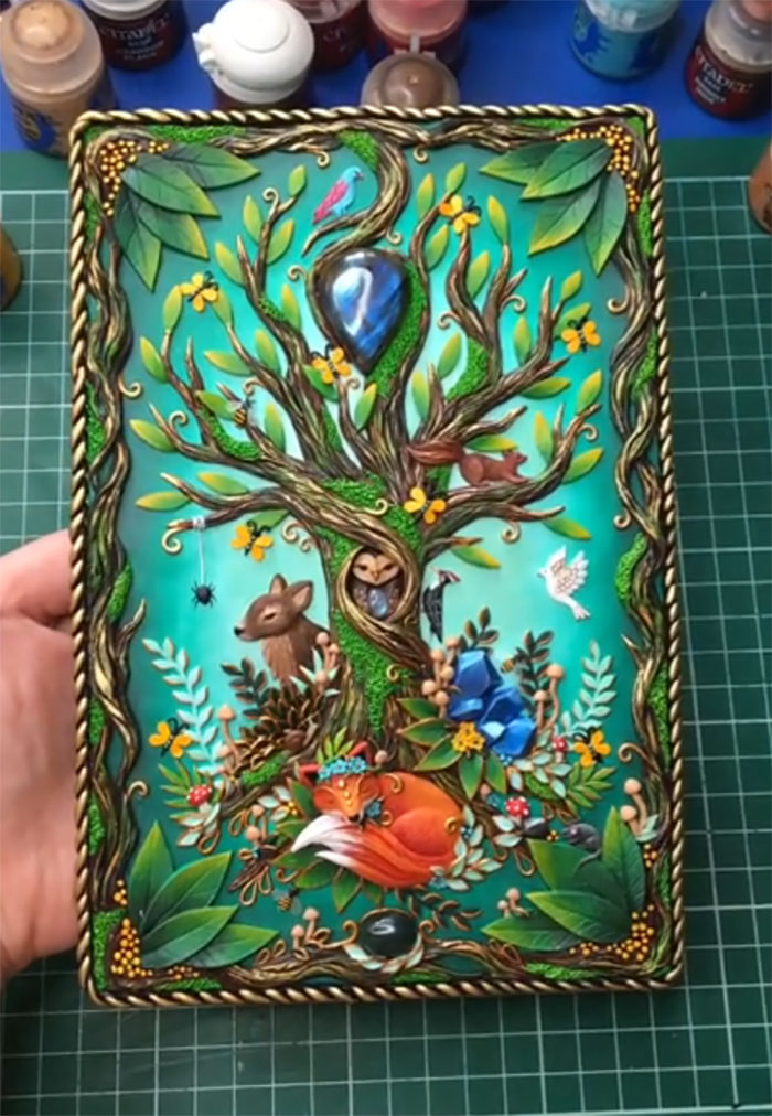 This Is How I Make My Polymer Clay Notebook Covers Just Waaay Slower 