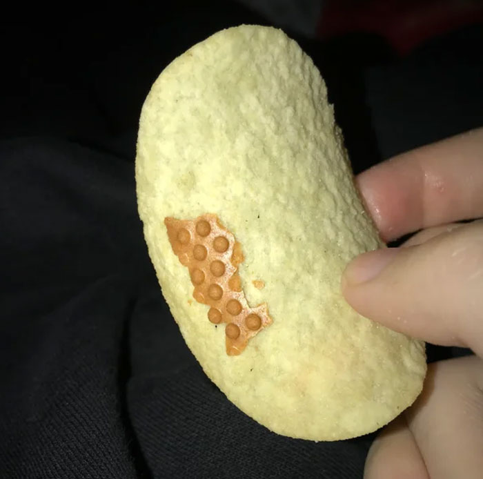 What Is This Brown Bumpy Thing On My Pringle??