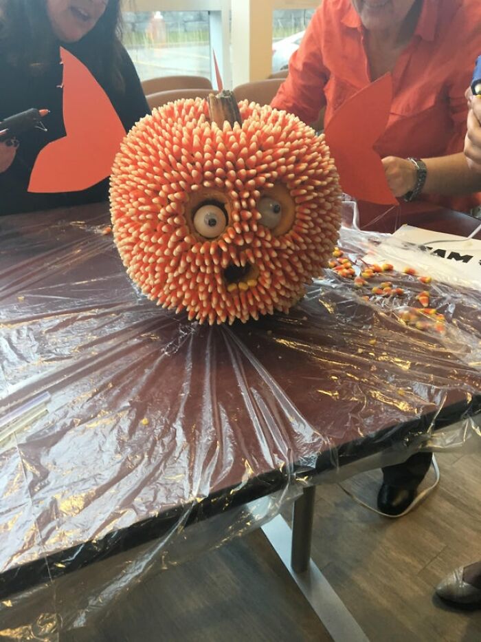 Candy Corn Pumpkin