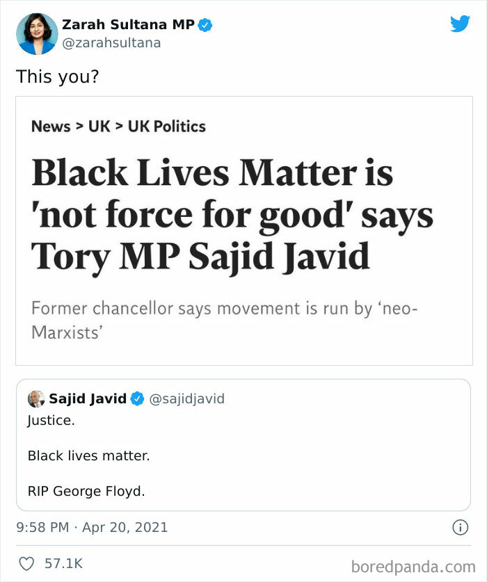 Standard Tory Hypocrisy