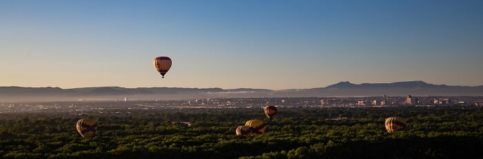 Balloons Taking Off In Albuquerque