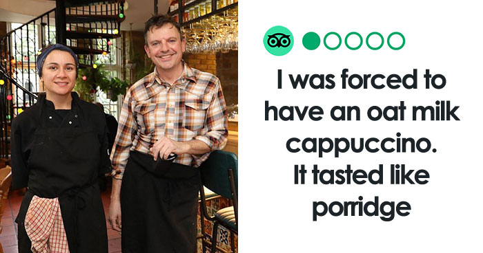 Customer Rates A Vegan Café With One Star Because They Didn’t Have ‘Normal’ Milk, The Owner Replies With A Witty Comeback