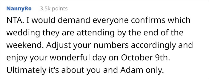 Bride's Family Turns Against Her After She Refuses To Give Up Her Wedding Date For Brother&rsquo;s Shotgun Wedding