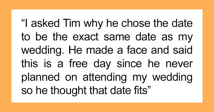 Bride’s Family Turns Against Her After She Refuses To Give Up Her Wedding Date For Brother’s Shotgun Wedding