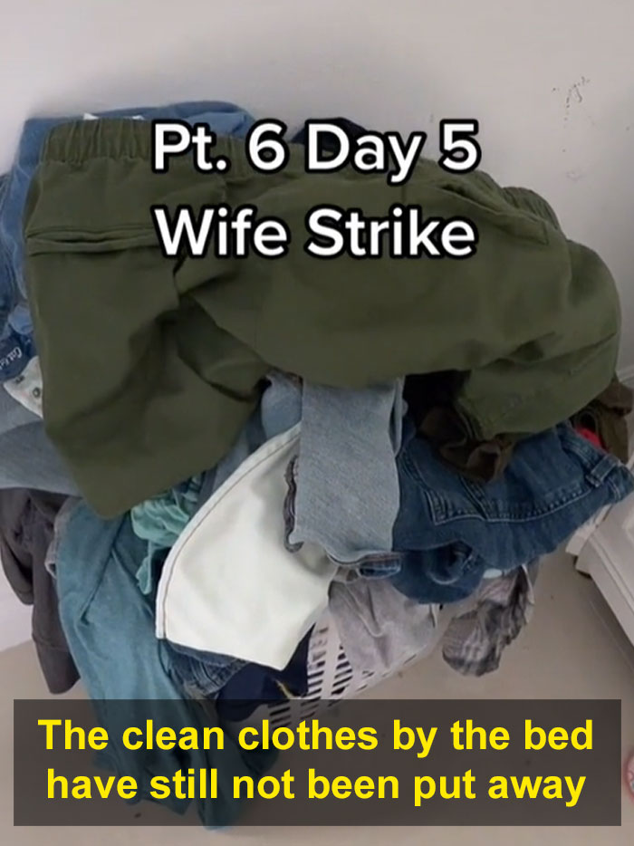 Husband Insists He's The One Cleaning, So The Wife Stops Cleaning His Mess For A Week To See How It Goes