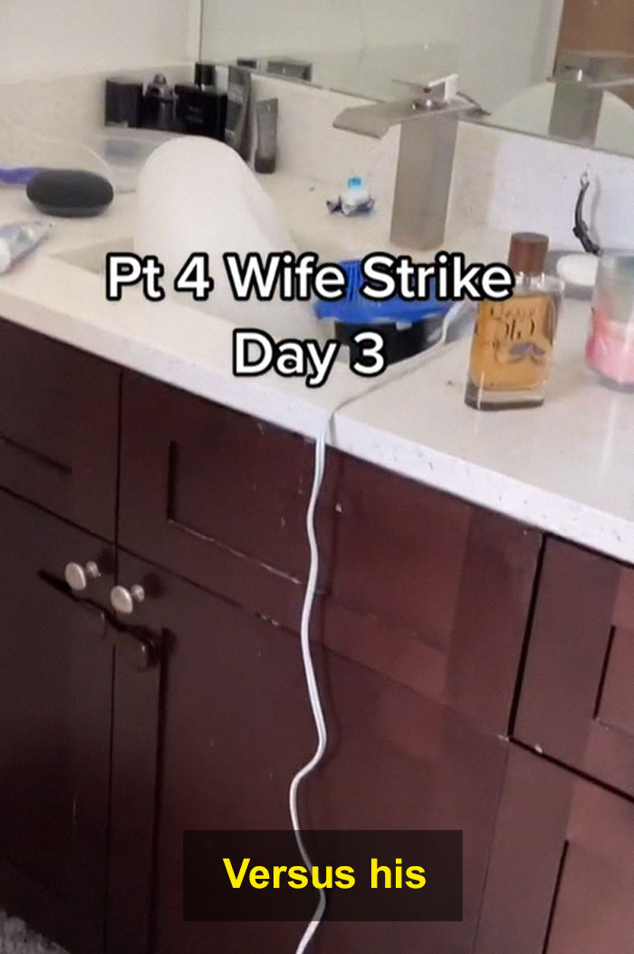 Husband Insists He's The One Cleaning, So The Wife Stops Cleaning His Mess For A Week To See How It Goes