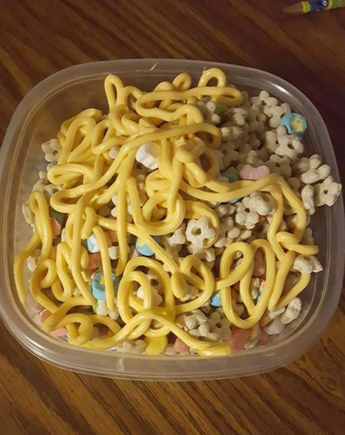 My Nephew Ate Cereal With Cheese On Top And I'm Sick