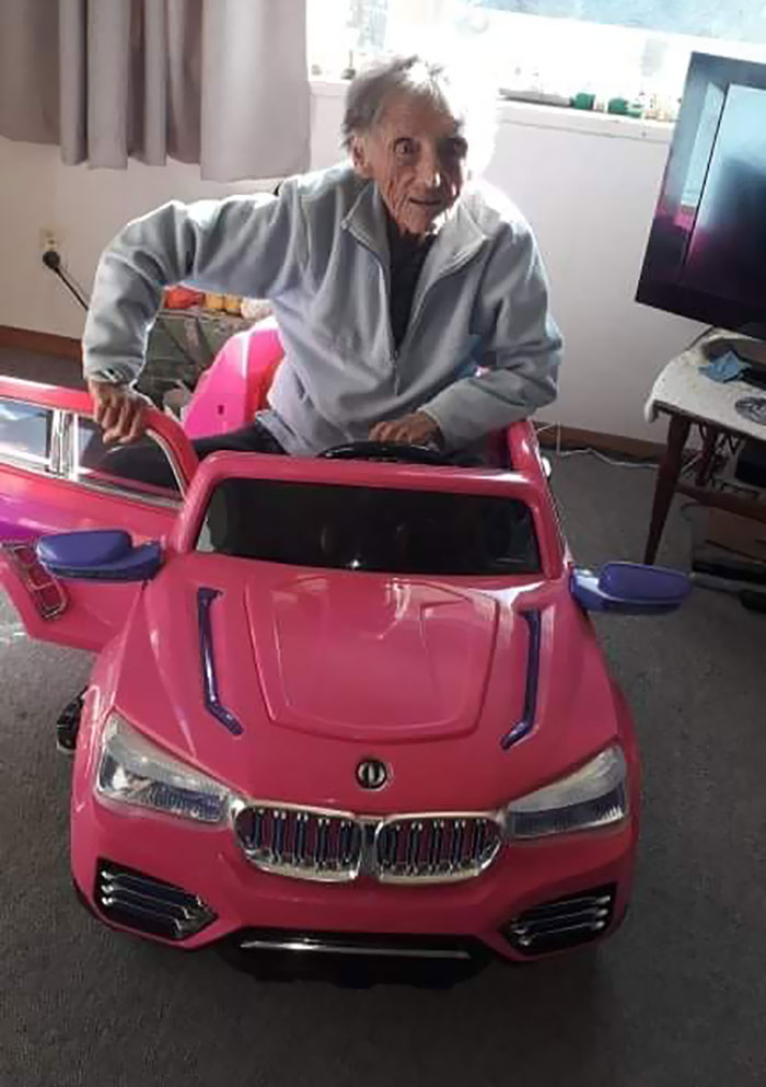 My Grandmother's First Car, To Get Her From A To B, And Occasionally Just To Do Laps Of The Hallway (She Won A Raffle)