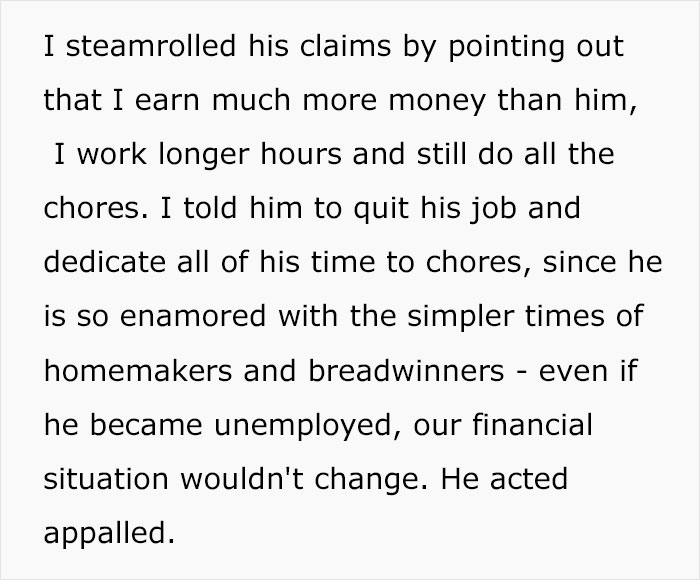 Woman Who Earns 5 Times As Much As Her Husband Loses It After He Complains She Doesn’t Do Enough Chores Woman Who Earns 5 Times As Much As Her Husband Loses It After He Complains She Doesn’t Do Enough Chores