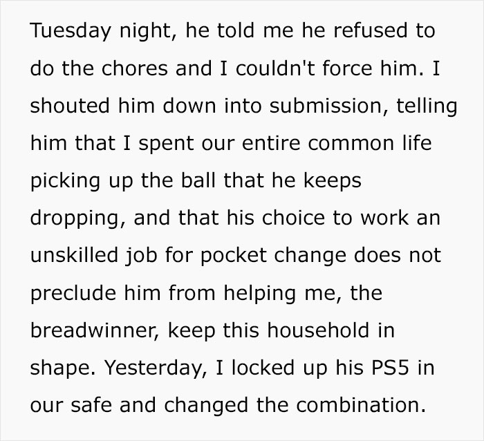 Woman Who Earns 5 Times As Much As Her Husband Loses It After He Complains She Doesn’t Do Enough Chores Woman Who Earns 5 Times As Much As Her Husband Loses It After He Complains She Doesn’t Do Enough Chores