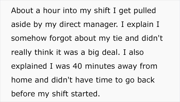 “Wear A Tie? Sure Thing”: Employee Finds A Way To Maliciously Comply With Company’s Ridiculous Dress Code “Wear A Tie? Sure Thing”: Employee Finds A Way To Maliciously Comply With Company’s Ridiculous Dress Code