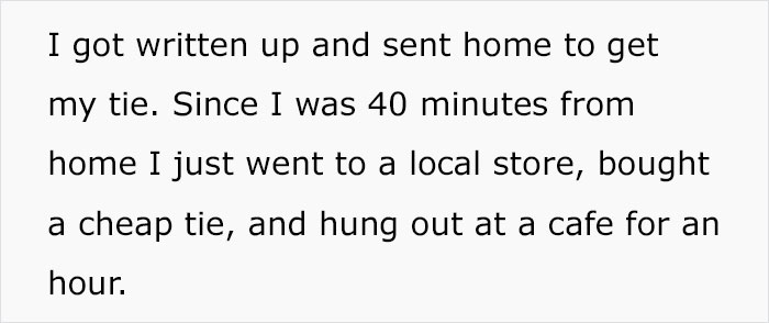 “Wear A Tie? Sure Thing”: Employee Finds A Way To Maliciously Comply With Company’s Ridiculous Dress Code “Wear A Tie? Sure Thing”: Employee Finds A Way To Maliciously Comply With Company’s Ridiculous Dress Code