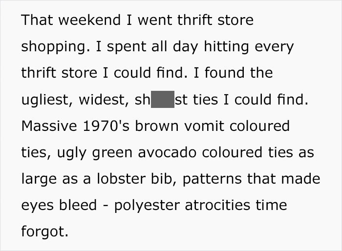 “Wear A Tie? Sure Thing”: Employee Finds A Way To Maliciously Comply With Company’s Ridiculous Dress Code “Wear A Tie? Sure Thing”: Employee Finds A Way To Maliciously Comply With Company’s Ridiculous Dress Code